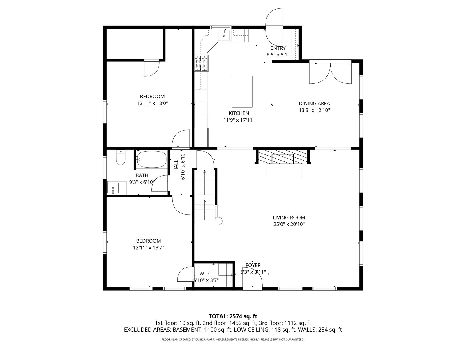 2nd Floor Plan - 51 Faxon Street